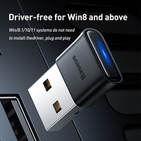 Baseus Adapter USB Bluetooth Dongle adapador Bluetooth 5.1 na PC Laptop głośnik bezprzewodowy odbiornik Audio nadajnik USB 5